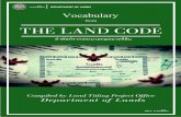 THE LAND CODE - DOL · related laws. The English version of “The Land Code” is the first official translation of the Department of Lands since the Land Code has been enforced.