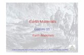 13 Earth Materials - University College London Earth Materials.pdf · where E is the Young’s Modulus and υis the Poisson’s ratio. Poisson’s ratio varies between 0.2 and 0.3