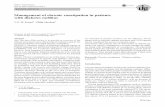 Management of chronic constipation in patients with ... · Management of chronic constipation in patients with diabetes mellitus V. G. M. Prasad1 & Philip Abraham2 ... chronic consti-pation’,
