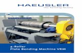 4-Roller Plate Bending Machine VRM · leadership in the field of bending machines. 1964 Design of the world’s first hydraulic 4-roller plate bending machine 1986 Delivery of the