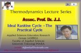 Thermodynamics Lecture SeriesVapor Cycle – Ideal Rankine Cycle Overcoming Impracticalities of Carnot Cycle ¾ Superheat the H 2O at a constant pressure (isobaric expansion) 9Can