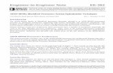 Engineer-to-Engineer Note EE-362 · 2018-01-27 · ADSP-BF60x Blackfin® Processors System Optimization Techniques (EE-362) Page 2 of 26 Note that each peripheral runs a different