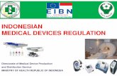 INDONESIAN MEDICAL DEVICES REGULATION - Elsmar · INDONESIAN MEDICAL DEVICES REGULATION Directorate of Medical Device Production and Distribution Service MINISTRY OF HEALTH REPUBLIC