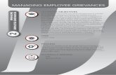 ManaGinG eMPLoYee GrieVanCes - HSE.ie · the legislation underpinning employee grievances is the industrial relations acts 1946-2001, which provides that disputes can be adjudicated