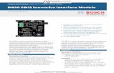 B820 SDI2 Inovonics Interface Module · 2019-01-27 · 2 | B820 SDI2 Inovonics Interface Module Certifications and approvals The following table lists regulatory approvals by region.