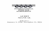 Audit Manual -1996 - 2016 Manual -1996 - 2016.pdfAudit Manual TEXTUAL NOTE The International Fuel Tax Agreement Audit Manual has been subject to amendments under Section R1600 of the