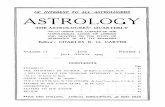 OF INTEREST TO ALL ASTROLOGERS ASTROLOGY · 2018-01-21 · astrology, might be ready to print better copy if it were sent to them for consideration. My own view is that there should
