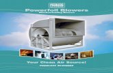 Your Clean Air Source! · SPECIFICATION GUIDE FOR CENTRIFUGAL AIRFOIL FANS The Peerless Blowers “Powerfoil” blower with airfoil blades is a popular selection for both commercial