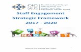 Staff Engagement Strategic Framework 2017 - 2020 · The Staff Engagement Strategic Framework has staff at the heart of its objectives ensuring as a Health Board we are engaging with