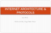 INTERNET ARCHITECTURE & PROTOCOLSbsituos.weebly.com/uploads/2/5/2/5/25253721/set_01.pdf · The Core Network: Switching (Circuit & packet) take place long messages into smaller chunks