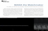 MANA the Matchmaker · 2016-09-27 · OCTOBER 2016 | AGENCY SALES | 9 Manufacturers’ Agents National Association Successfully connecting reps and manufacturers since 1947. BOARD