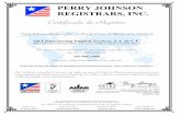 PERRY JOHNSON REGISTRARS, INC. - atcorp.mx 9001-2008 Certificate.pdf · Perry Johnson Registrars, Inc. (PJR) Troy, Michigan 48084 (248) 358-3388 Terry Boboige, Presidente El Uso del