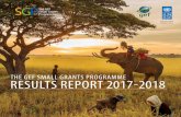 THE GEF SMALL GRANTS PROGRAMME RESULTS REPORT 2017 … · us$103 millions in project level co-financing . ldcs and sids account for 63% of sgp global country programmes coverage focal