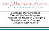 Strategy, Development, Executive Coaching and Training for … · 2017-06-20 · an executive retreat to design the culture needed to support the strategic plan and to utilize the