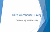 Data warehouse tuning - Amazon S3 · 2015-03-05 · Data Access Analysis Most concerned about the most used filtering and joining columns Columns are candidates for Indexing, Partitioning