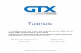 Tutorials - GTX Corporation · want to save the image to a different name to preserve the original tutorial image. Click on the Save Raster icon. This will save the attached raster