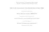 Life Cycle Assessment of the Production of Raw Milk · Life Cycle Assessment of the Production of Raw Milk A dissertation submitted by Simon Thomas Charles ORPHANT In fulfilment of