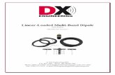 Linear-Loaded Multi-Band Dipole M-B Dipole.pdfThe Linear-Loaded Multi-Band Dipole kit includes multi-wire elements which are covered with a flat-black, lightweight UV-resistant material,