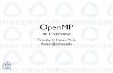 openmp - Colorado School of Minesgeco.mines.edu/files/userguides/genProgramming/openmp.pdf · 2014-03-14 · OpenMP • OpenMP API uses the fork-join model of parallel execution!