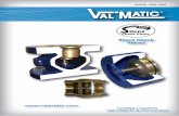 SilentCheck RB Layout 1 - Val-Matic Valve & Mfg · ASME B16.1 Class 125 and 250 flanges. In applications where space is limited, the compact wafer style is the preferred choice. 12