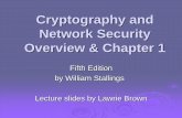 Cryptography and Network Security Overview & Chapter 1informatika.stei.itb.ac.id/~rinaldi.munir/KriptografiS2-EL/ch01.pdf · Cryptography and Network Security Overview & Chapter 1