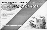 College Memories, 1864-65 - Michigan State Universityspartanhistory.kora.matrix.msu.edu/files/1/4/1-4-12A3-54... · 2013-10-10 · College Memories, 1864-65 By Daniel Strange '67