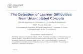 The Detection of Learner Difficulties from Unannotated Corporabb8ead1e-9a28-45e5-8c57-ea0a1adfb7b9/... · • We also include adjective + PP combinations, as they, too, have collocational