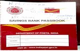 Scanned by CamScanner Doc 36.pdf · India 'ce SAVINGS PASSBOOK DEPARTMENT OF POSTS, INDIA POST OFFICE SCHEME ACCOUNT NO. visit us - HO 445397