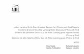 Altec Lansing Octiv Duo Speaker System for iPhone and iPod ...static.highspeedbackbone.net/pdf/Altec Lansing M202 Octiv Duo - Manual.pdf · Altec Lansing Octiv Duo Speaker System