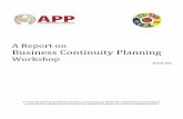 A Report on Business Continuity Planningnhnpakistan.org/wp-content/uploads/2019/05/Business-Continuity-Plan-Workshop.pdfThe Business Continuity Institute’s Business Continuity Management: