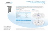 SECTOR ANTENNAS - Amazon Web Services... · 2019-06-20 · VERTICALLY POLARIZED SECTOR ANTENNA. The 90° vertically polarized sector antenna systems offered by Laird are designed