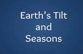 Earth’s Tilt and Seasons - Petal School District · 2018-04-30 · Axis: imaginary line that passes through Earth’s center and the North & South Poles Earth’s axis tilt = 23.5°