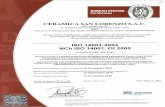  · 2018-06-15 · BUREAU VERITAS Certification 1828 CERAMICA SAN LORENZO S.A.C. RUC: 20.307.146.798 Av. Industrial S/N Las Praderas de Lurín, Lurín - Lima PERÚ Este es un certificado