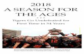 2018 A SeASon for the AgeS - Reunion Technologies · 2 1 the following is a game-by-game recap of the 2018 Princeton football team’s 10-0 season, its first undefeated season since