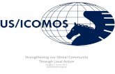 Strengthening our Global Community Through Local Action · Douglas C. Comer, Ph.D. US/ICOMOS President. ICOMOS •Founded in 1965, the mission of ICOMOS has been to promote the application