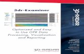 3dr-Examiner - 3d-Radar3d-radar.com/wp-content/uploads/2011/07/FS-3dR-Examiner-071411v1-US.pdf · 3dr-Examiner revolutionizes the processing and analysis of GPR data, through its