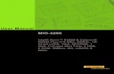 User Manual MIO-3260 - Advantechadvdownload.advantech.com/productfile/Downloadfile2/1-X5...User Manual MIO-3260 Intel® Atom E3825 & Celeron® N2930 Pico-ITX SBC, DDR3L, 18/ 24-bit