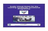 Audio Visual Notes for the Leaving Certificate Vocational ... Audio Visual Book.pdf · Audio Visual Notes for the Leaving Certificate Vocational Programme LCVP and click on LCVP Link.