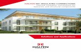 HALFEN HIT INSULATED CONNECTIONS Thermal insulation … · 2018-12-04 · 2 2018 HALFEN HIT Insulated Connections As a designer, architect or building contractor you are fully aware