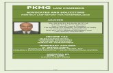PKMG LAW CHAMBERS ADVOCATES AND …...Ganesh Benzoplast Ltd. Vs. Kedia Distilleries Ltd. MANU/MP/0076/2004 High Court held that where a petition of winding up is filed u/s 433 and