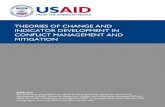 THEORIES OF CHANGE AND INDICATOR DEVELOPMENT IN CONFLICT MANAGEMENT AND ... OF CHANGE AND... · THEORIES OF CHANGE AND INDICATOR DEVELOPMENT IN CONFLICT MANAGEMENT AND MITIGATION