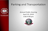Parking and Transportation4/26/2019 Program Successes: • Replaced parking ramp equipment with point- to-point encrypted (P2PE) credit card processors • Replaced pay lot equipment