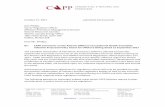 Re: CAPP Comments on the Atlantic Offshore Occupational ... · The Canadian Association of Petroleum Producers (CAPP) is pleased to have this ... during the guideline development