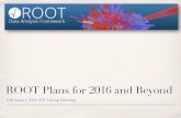 ROOT Plans for 2016 and Beyond · 2018-11-19 · ROOT build can now automatically download and build external packages such as TBB, GSL, ... XXX parallel presentations, 1 track summary