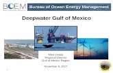 Deepwater Gulf of Mexico - BOEM...Of this Gulf production, wells in deepwater produced 82 percent of the oil and 54 percent of the natural gas. It is the primary offshore source of