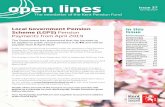 open lines - Kent Pension Fund · 2019-03-19 · open lines The newsletter of the Kent Pension Fund Issue 37 Spring 2019 Pension increase Pensioner FAQs P2 Payslip and P60 P4 Report