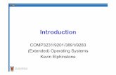 Introduction - Computer Science and Engineeringcs3231/07s1/lectures/lect01.pdf · – Load data to/from memory via system bus • Device controllers – Control operation of their