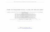 The Fundamental Law of · PDF file 1/1/2019  · The Fundamental Law of Hungary (as in force on 1 January 2019) This document has been produced for informational purposes only. 4 (2)