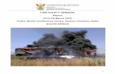 FIRE SAFETY SEMINAR Report 03 to 04 March 2016 Public ... Reports/2016 Fire Safety Seminar Report Final.pdf · Fire Safety Seminar Report, 2016 5 To build awareness on the importance