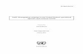 Staff–Management relations in the United Nations specialized … · 2018-01-31 · iii EXECUTIVE SUMMARY The report on Staff–Management relations (SMR) in the United Nations specialized
